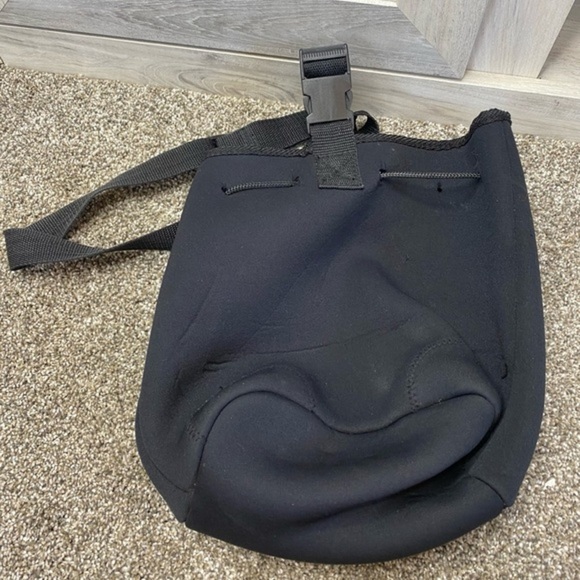 Disney Land Resort Black Tote Travel Bag Character Names on Hats Mickey Minnie - Picture 4 of 8